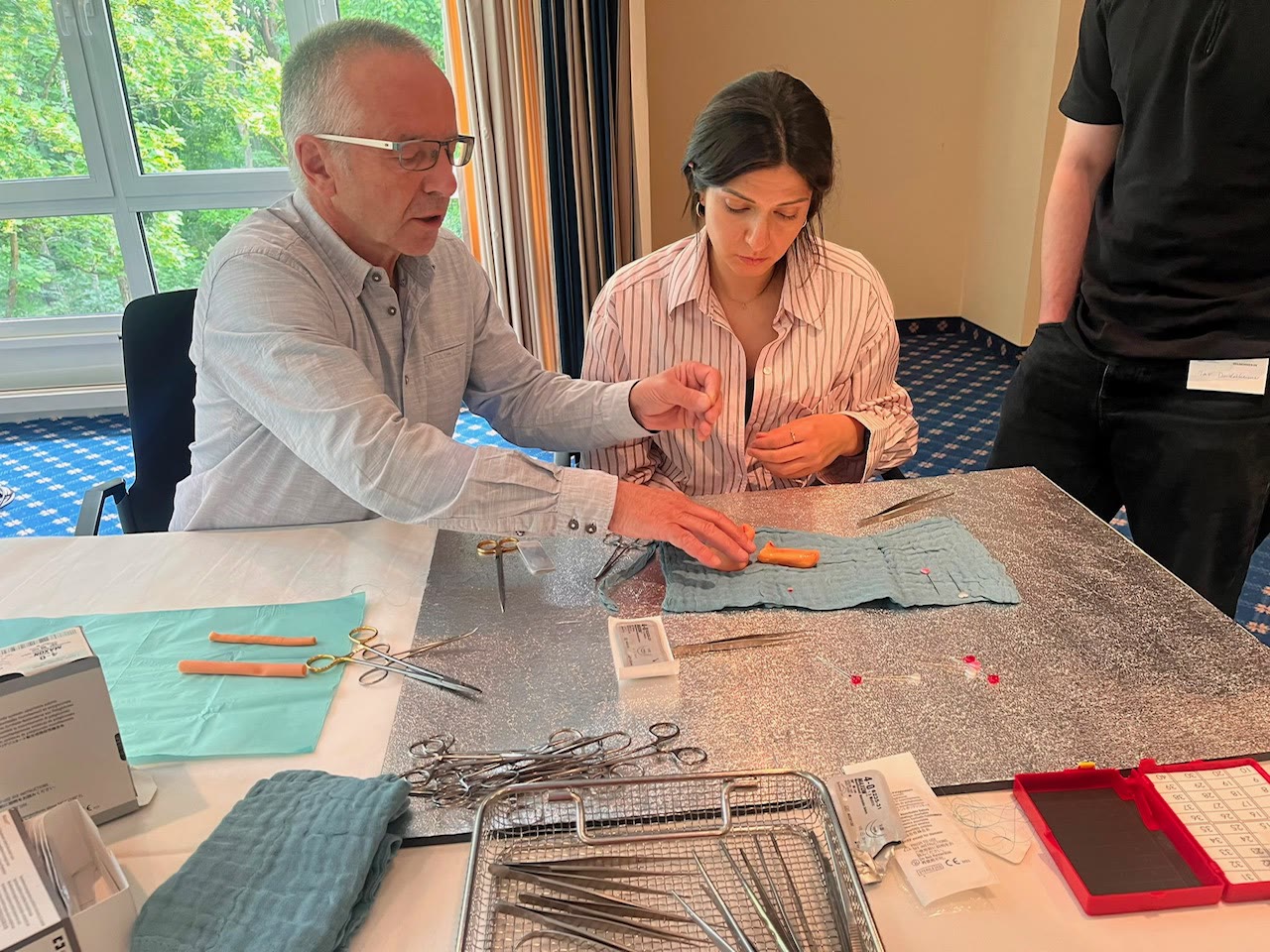 Anastomosen-Training beim How I do it Workshop